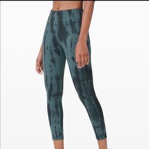 Lululemon Invigorate high-rise tight tie dye